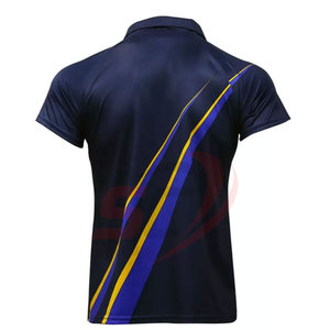 เสื้อโปโลสำหรับผู้ชายเสื้อพิมพ์โลโก้ระเหิดสำหรับเสื้อกีฬาผ้าฝ้ายและโพลีเอสเตอร์ - Product Image 6