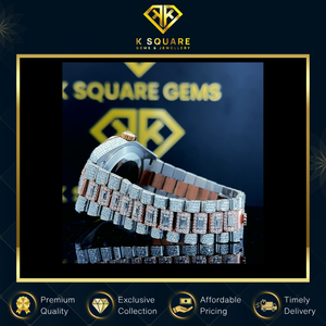 Nouvelle vente chaude, design moderne, acier inoxydable, automatique pour le mouvement, résistant à l'eau, montre de luxe avec bracelet en diamant, unisexe, indien - Product Image 4