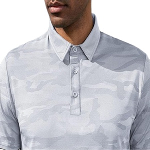 Camiseta Polo Personalizada de Alta Calidad para Hombre con Cuello de Camuflaje, Fabricante de Pakistán, Calidad Premium - Product Image 3