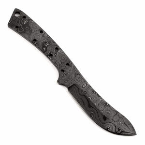 Vente en gros de lames vierges Damas couteau de chasse en acier inoxydable couteau de chasse à lame vierge - Product Image 1