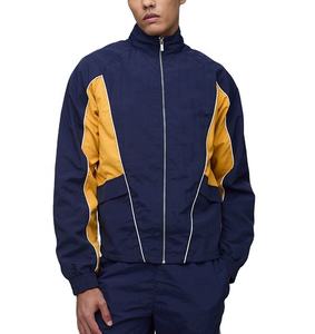 Chaqueta cortavientos de verano para hombre, talla grande, informal, ligera, impermeable, con cremallera. - Product Image 1