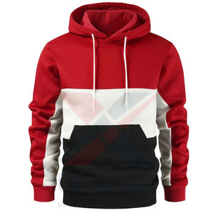 Custom Logo 100% Cotton <b>Fleece</b> Hoodie Thick Heavyweight Pullover for Men Oversized Streetwear Plain Dyed Technique for Winter - Product Image 1
