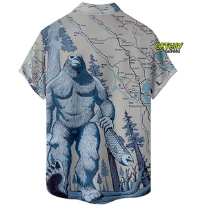 Chemise d'été pour homme CATCHY GEARS, haute qualité, style hawaïen, plage, surf, manches courtes, en spandex/polyester, séchage rapide - Product Image 4