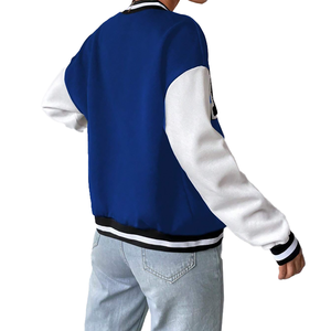 Rétro pour Blouson aviateur Design Personnalisé Unisexe avec Col Montant et Logo Avant Toile Tissu Modern Twist - Product Image 2
