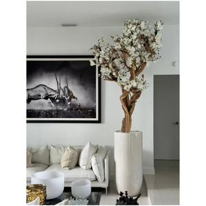 <span class=keywords><strong>Pot</strong></span> <span class=keywords><strong>de</strong></span> fleurs en fibre <span class=keywords><strong>de</strong></span> verre blanc, style nordique simple, décoration artistique, pots <span class=keywords><strong>de</strong></span> fleurs géants pour l'intérieur <span class=keywords><strong>de</strong></span> la maison, pots et jardinières - Product Image 6