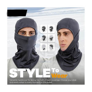Masque de ski Balaclava Pro thermique d'hiver coupe-vent pour moto, sports de neige, masque pour hommes et femmes, noir marine - Product Image 6