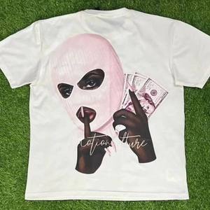 เสื้อยืดผู้ชายแบบสวมหัวสีทึบเสื้อยืดผู้ชายไซส์พิเศษเสื้อยืด2025แฟชั่นลายนูนเสื้อยืดผ้าฝ้าย100% พลัสไซส์ - Product Image 3