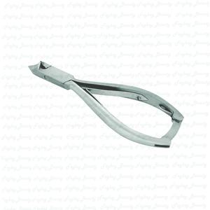 Pinza profesional para cutículas de acero inoxidable, bloqueo de logotipo personalizado, herramienta para el cuidado de las uñas para los dedos - Product Image 1