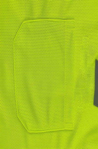 Venta al por mayor de impresión personalizada logotipo reflectante de los hombres de alta visibilidad de manga corta de seguridad de alta visibilidad ropa de trabajo de alta visibilidad 2024 Polo - Product Image 4