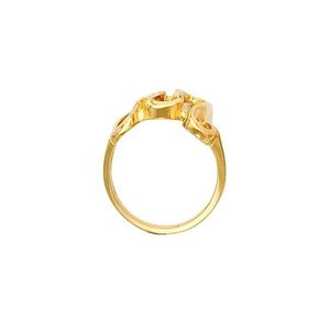 Anillos de Moda Stuller en Oro Chapado de 14K, Modelo 5089:6108P, con Incrustaciones Geométricas en Aleación de 18K y Cobre, Talla Única, Joyería para Regalo - Product Image 2