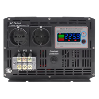 HOULI Einphasiger Reiner Sinus-Wechselrichter 10000W-24V/48V AC 220V 50/60Hz 90% Effizienz für Zuhause & Auto