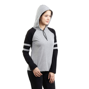 Sudadera con capucha de manga larga para mujer con logotipo personalizado de alta calidad, sudadera transpirable para mujer, último modelo de invierno en oferta - Product Image 5