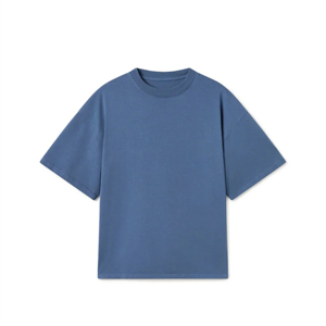 T-shirts en tricot à manches courtes pour hommes de qualité supérieure, respirants, en tissu 100 % coton, personnalisables, pour tenue formelle ou décontractée, teinture unie, vente en gros - Product Image 2