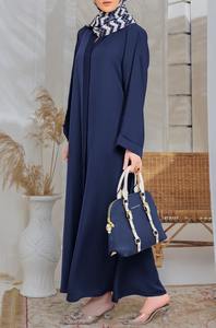 Vêtements islamiques personnalisés Robe musulmane pour femmes Abaya en quantité en vrac 2025 Nouveaux vêtements islamiques Abaya à manches longues pour femmes musulmanes - Product Image 5