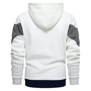 เสื้อฮู้ดผู้ชายแนวสตรีทพร้อมซิปวัสดุระบายอากาศผลิตตามสั่งพร้อมโลโก้และฉลากส่วนตัว - Product Image 2