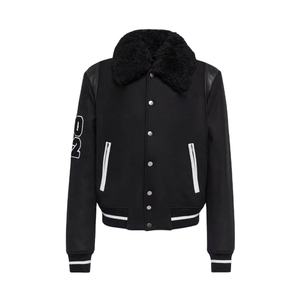 Vestes universitaires unisexes brodées de haute qualité à impression personnalisée Veste de baseball américaine surdimensionnée Letterman pour homme - Product Image 1