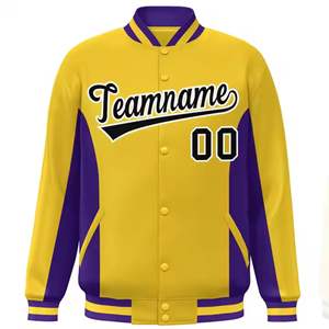 Chaqueta universitaria para hombre de calidad profesional de fabricantes directos de fábrica para deportes de invierno, logotipos personalizables, letras de material - Product Image 2