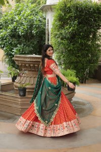 Exclusivo diseñador seda Anarkali Lehenga Choli última blusa de lujo hermosa Dupatta para boda fiesta pakistaní tradicional - Product Image 3
