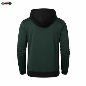 ODM/OEM Wholesale Winter Streetwear Men's & Women's Full Zip up Custom Print Logo Front Hoodies Fleece <b>Sweatshirt</b> - Product Image 2
