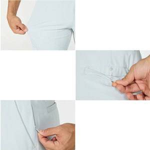 Pantalons de golf d'été légers personnalisés, respirants, en spandex et polyester, décontractés, à séchage rapide, extensibles, pour hommes - Product Image 4