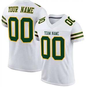 Uniforme de práctica de manga corta transpirable de camiseta de fútbol americano para equipo deportivo colores y logotipos personalizables - Product Image 5