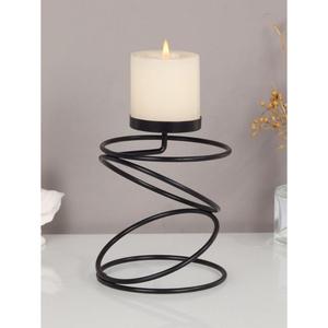 Trending Premium Design Metal Candle Holder Glass Insert Candle Holder Black Powder Coated Finished From Rana Overseas Inc - Product Image 3