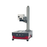 Máquina de Marcado Láser de Fibra Mini de 30W para Grabado Rápido de Metal, Componentes de Hardware, Piezas Industriales y Marcado Permanente