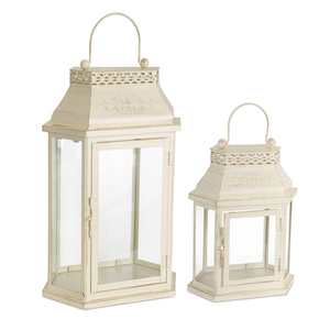 Linternas de hierro con clase tradicional con tarros de vela de vidrio para bodas, eventos, sala de estar y entrada, iluminación decorativa - Product Image 6