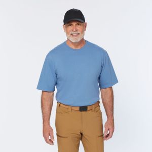 Fabrication sur mesure OEM T-shirt à col rond ajusté pour homme | Coupe ajustée, élégant et confortable - Product Image 2