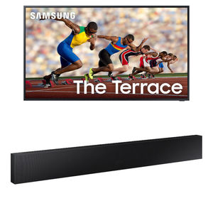 Énorme réduction - Kit TV QLED HDR UHD 4K intelligent pour extérieur et barre de son Terrace 65 pouces, système LED extérieur haute performance - Product Image 2