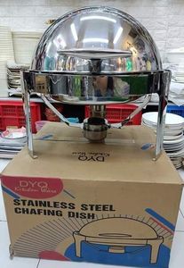 Plato de frotamiento 2025, plato de acero inoxidable para servir cena, juego de calentador de comida para Buffet, plato de frotamiento para restaurante a la venta a África/EE. UU./UE - Product Image 3