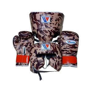 Ensemble de sparring professionnel sur mesure en cuir de vache véritable camouflage pour boxeurs professionnels Muay Thai - Product Image 1
