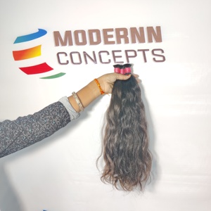 Extensions de cheveux humains vierges à double trame vietnamiennes droites en vrac Paquet de boucles et vagues brutes non transformées à cuticule alignée - Product Image 1