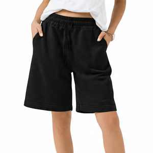 Shorts de sport pour femme, vêtements de sport pour la salle de sport, shorts de jogging pour la course à pied, shorts de sport en molleton pour femme, 450 GSM - Product Image 2