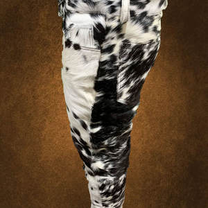 Pantalones de Cuero de Vaca Genuino para Hombre, a la Moda 2025, Resistentes al Viento, Transpirables, Ecológicos, con Cintura Elástica, de Secado Rápido y Corte Acampanado - Product Image 4