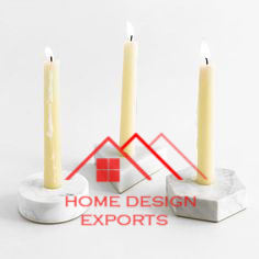 Pilier en marbre blanc et or dernier modèle pour bougie T-Light Holder Table Top & Wedding Decoration & Table Centerpiece Decor - Product Image 4