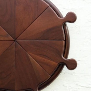 Plateau rond de tranches de pizza dans la meilleure finition pour la fête à la maison d'hôtel de restaurant à prix abordable - Product Image 4