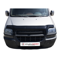Protector de Capó Delantero ABS Estilo Deportivo, Deflector de Viento para Fiat Doblo 2000-2004, Ajuste OEM, Fácil Instalación, Protector Contra Insectos, Accesorios Exteriores