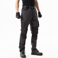 Pantalon décontracté unisexe pour l'été, activités de randonnée et d'escalade en plein air, multi-poches, imperméable, séchage rapide, respirant, en toile