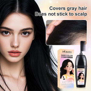 MOKERU Extracto Natural Cubre Rápidamente las Canas 3 en 1 200ml Champú Colorante para el <span class=keywords><strong>Cabello</strong></span> con Peine para Uso Doméstico Tinte para el <span class=keywords><strong>Cabello</strong></span> <span class=keywords><strong>de</strong></span> Marca Privada - Product Image 5