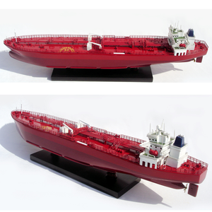 MODELO DE BUQUE TANQUE DE PETRÓLEO CRUDO - ARTÍCULO DE ARTESANÍA PARA DECORACIÓN DEL HOGAR - MODELO DE BUQUE DE MADERA PARA SOUVENIR, REGALO - Product Image 5