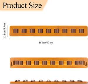 Organizador de gafas de sol de madera rústica, exhibición de gafas montada en la pared para entrada, sala de estar, dormitorio, almacenamiento en el hogar para gafas - Product Image 5