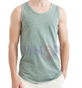 Vente en gros de vêtements de sport unisexe personnalisés pour hommes débardeurs pour l'entraînement sportif et la musculation Fitness débardeur pour unisexe avec OEM - Product Image 3