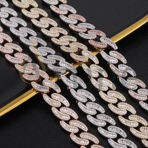 Collar de cadena Figaro pulido de lujo para hombres y mujeres, regalo de joyería al por mayor - Product Image 1