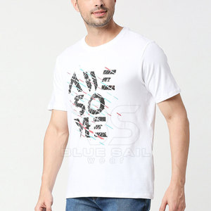 เสื้อยืดสตรีทแฟชั่นสำหรับผู้ชายทำจากผ้าโพลีเอสเตอร์/ ผ้าฝ้ายเนื้อนุ่มออกแบบโลโก้ได้ตามต้องการ - Product Image 4