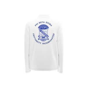 Phi Beta Sigma Zip Quarter Sweatshirt - Product Image 4
