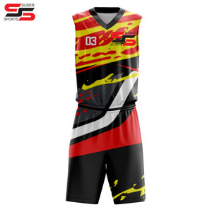 Vêtements de sport récents uniforme de basket-ball séchage rapide de haute qualité design personnalisé maillot et short de basket-ball à sublimation - Product Image 6