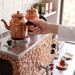 GGM Gastro Commercial Gas & Electric Copper <b>Tea</b> <b>Urn</b>-Model KTKCA-770mm-22 Litres - Product Image 6