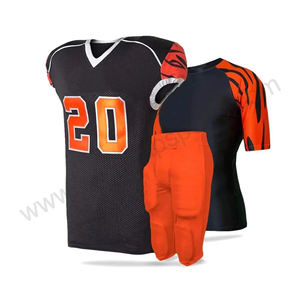 Diseño personalizado 100% poliéster fútbol americano Jersey uniforme para Niños Jóvenes y Adultos conjunto con logotipo de impresión ropa de fútbol - Product Image 1