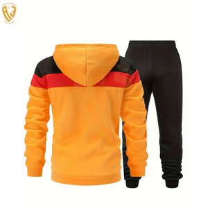 Conjuntos cómodos transpirables de chándal de invierno de 2 piezas para hombre de calidad superior más vendidos con logotipo personalizado y diferentes colores - Product Image 4